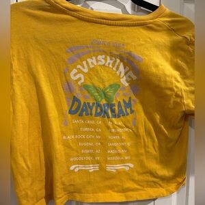 Pura Vida Vibrant Yellow Crop Top